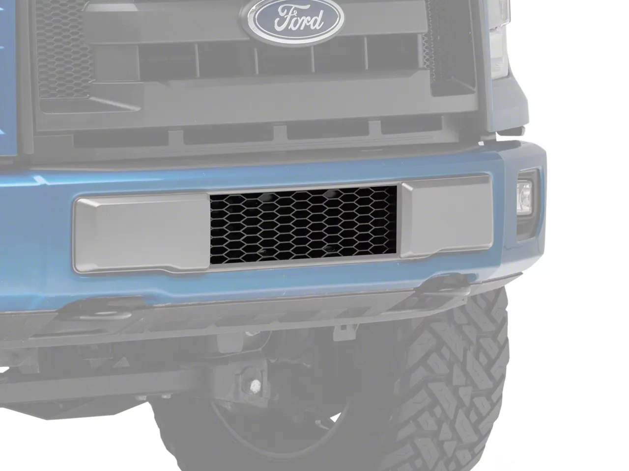 RedRock F-150 Baja Lower Grille Insert; Charcoal T542485 (15-17 F