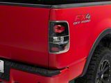 Raxiom Euro Style Tail Lights; Black Housing; Red/Clear Lens (04-08 F-150 Styleside)