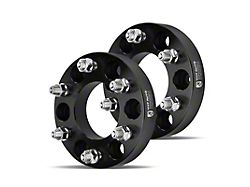 1.25-Inch 6-Lug Wheel Spacers; Black; Set of Two (04-14 F-150)