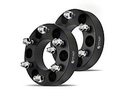 1.50-Inch 6-Lug Wheel Spacers; Black; Set of Two (04-14 F-150)