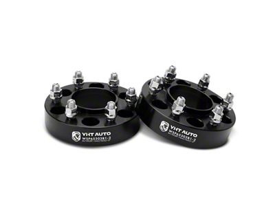 1.50-Inch 6-Lug Wheel Spacers; Black; Set of Two (04-14 F-150)