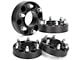 1.50-Inch Hubcentric Pro Billet Wheel Spacers; Black (04-14 F-150)