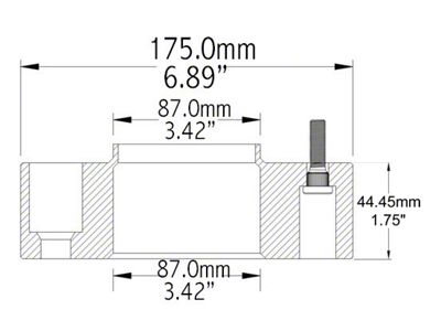 1.75-Inch Billet Aluminum Hubcentric 6-Lug Wheel Spacer (04-14 F-150)