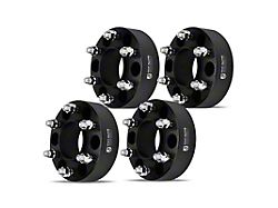 2-Inch 6-Lug Wheel Spacers; Black; Set of Four (04-14 F-150)