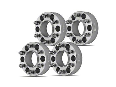 2-Inch 6-Lug Wheel Spacers; Silver; Set of Four (04-14 F-150)