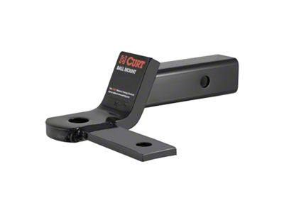 2-Inch Receiver Hitch Sway Tab Ball Mount; 2-Inch Drop (Universal; Some Adaptation May Be Required)