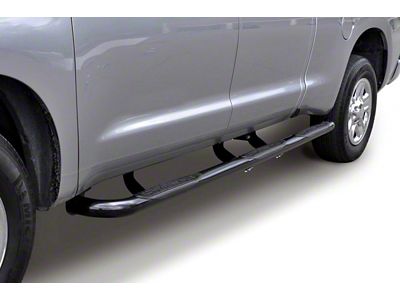 Go Rhino 6000 Series Wheel-to-Wheel Side Step Bars; Black (09-14 F-150 SuperCab w/ 6-1/2-Foot Bed)