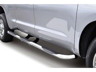 Go Rhino 6000 Series Wheel-to-Wheel Side Step Bars; Polished (09-14 F-150 SuperCab w/ 6-1/2-Foot Bed)