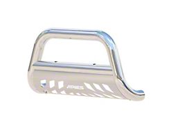 3-Inch Bull Bar with Skid Plate; Stainless Steel (04-25 F-150, Excluding EcoBoost, Powerstroke & Raptor)