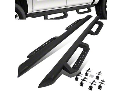 3-Inch Nerf Drop Side Step Bars; Black (15-24 F-150 SuperCrew)