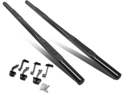 3-Inch Nerf Side Step Bars; Black (15-24 F-150 SuperCrew)