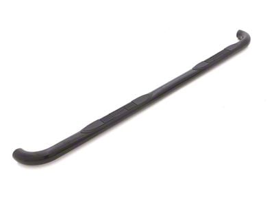 3-Inch Round Bent Nerf Side Step Bars; Black (15-25 F-150 Regular Cab)