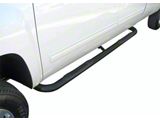 3-Inch Round Side Step Bars; Black (04-08 F-150 SuperCab)