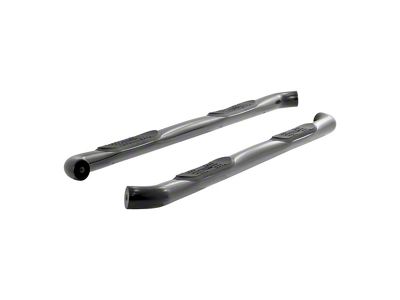 3-Inch Round Side Step Bars; Polished Stainless (15-24 F-150 SuperCrew)