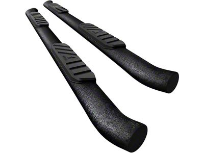 3.50-Inch Side Step Bars; Textured Black (15-24 F-150 SuperCrew)