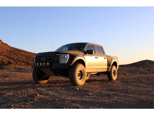 4-Inch Bulge Fenders; Fiberglass (21-24 F-150, Excluding Raptor)