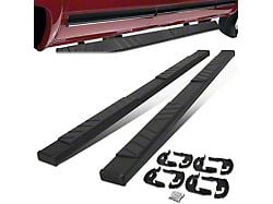 5-Inch Flat Step Running Boards; Black (04-14 F-150 SuperCab)