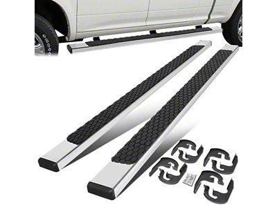 5-Inch Honeycomb Step Running Boards; Stainless Steel (04-14 F-150 SuperCrew)