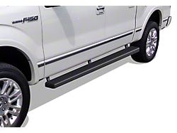 5-Inch iStep Running Boards; Black (09-14 F-150 SuperCrew)