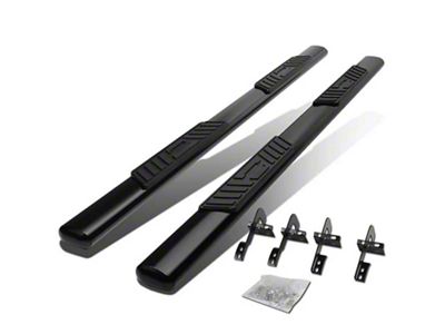 5-Inch Nerf Side Step Bars; Black (09-14 F-150 SuperCab)