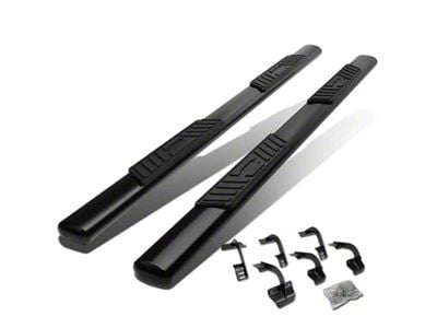 5-Inch Nerf Side Step Bars; Black (15-24 F-150 SuperCrew)