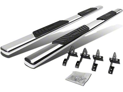 5-Inch Nerf Side Step Bars; Stainless Steel (04-08 F-150 SuperCab)