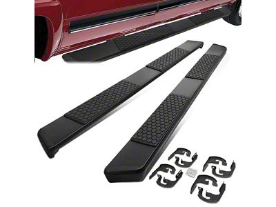 5.50-Inch Honeycomb Step Running Boards; Black (04-14 F-150 SuperCab)