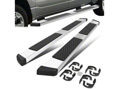 5.50-Inch Honeycomb Step Running Boards; Stainless Steel (04-14 F-150 SuperCab)