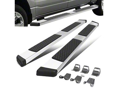 5.50-Inch Honeycomb Step Running Boards; Stainless Steel (15-24 F-150 SuperCrew)