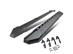 5.50-Inch Running Boards; Matte Black (09-14 F-150 SuperCrew)