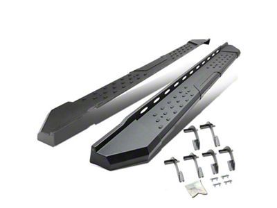 5.50-Inch Running Boards; Matte Black (15-20 F-150 SuperCrew)