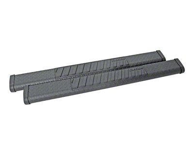 6-Inch BlackTread Side Step Bars without Mounting Brackets; Textured Black (09-24 F-150 Regular Cab)