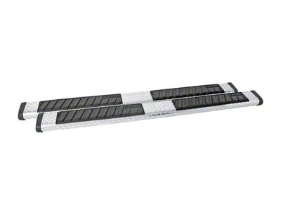 6-Inch Brite-Tread Side Step Bars without Mounting Brackets; Silver (09-24 F-150 SuperCab)