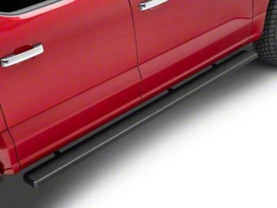 6-Inch iStep SS Running Boards; Black (15-24 F-150 SuperCrew)