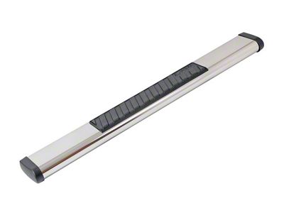 6-Inch Oval Tube Step Side Step Bars without Mounting Brackets; Stainless Steel (09-24 F-150 Regular Cab)