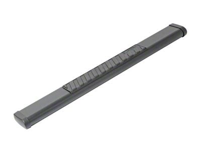 6-Inch Oval UltraBlack Tube Step Side Step Bars without Mounting Brackets; Textured Black (09-24 F-150 Regular Cab)