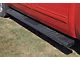 6-Inch Oval UltraBlack Tube Step Side Step Bars without Mounting Brackets; Textured Black (09-24 F-150 SuperCab)
