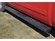 6-Inch Oval UltraBlack Tube Step Side Step Bars without Mounting Brackets; Textured Black (09-24 F-150 SuperCrew)