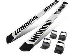 6-Inch Running Boards; Silver (15-20 F-150 SuperCrew)