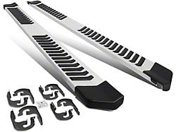 6-Inch Running Boards; Silver (04-14 F-150 SuperCrew)