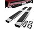 6-Inch Wide Flat Running Boards; Chrome/Black (04-14 F-150 SuperCab)