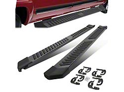 6.25-Inch Running Boards; Black (04-14 F-150 SuperCrew)