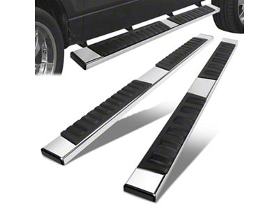 6.75-Inch Running Boards; Polished (09-14 F-150 SuperCrew)