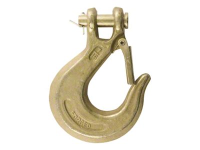 7/16-Inch Safety Latch Clevis Hook; 40,000 lb.