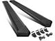 8-Inch Flat Step Bar Running Boards; Black (15-20 F-150 SuperCab)