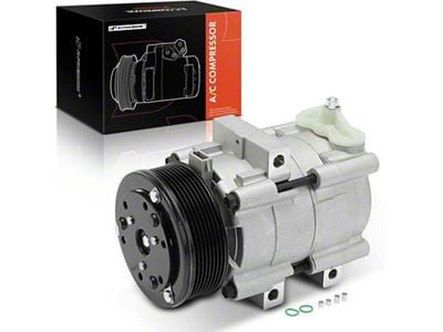 A/C Compressor with Clutch and Pulley (02-03 F-150 Harley Davidson, Lightning)