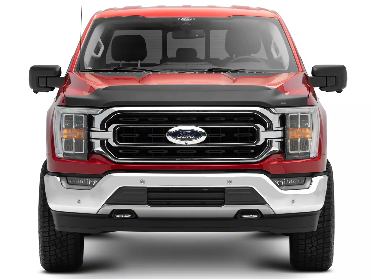 F-150 Aeroskin Ii Hood Protector; Textured Black (21-25 F-150 