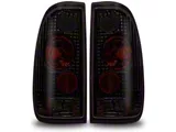 Altezza Tail Lights; Black Housing; Red Smoked Lens (97-03 F-150 Styleside Regular Cab, SuperCab)