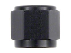 Aluminum Tube Nut; -8AN; Black