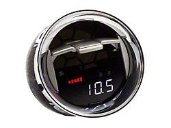 Analog Gauge with Black Trim Vent Housing; Red Bars/White Digits (09-14 F-150)